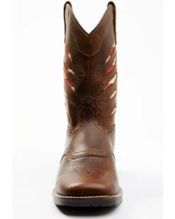 Cody James Boys' Ripped Flag Western Boots - Broad Square Toe -Cody James Fashion Hub 2000374842 900 P4