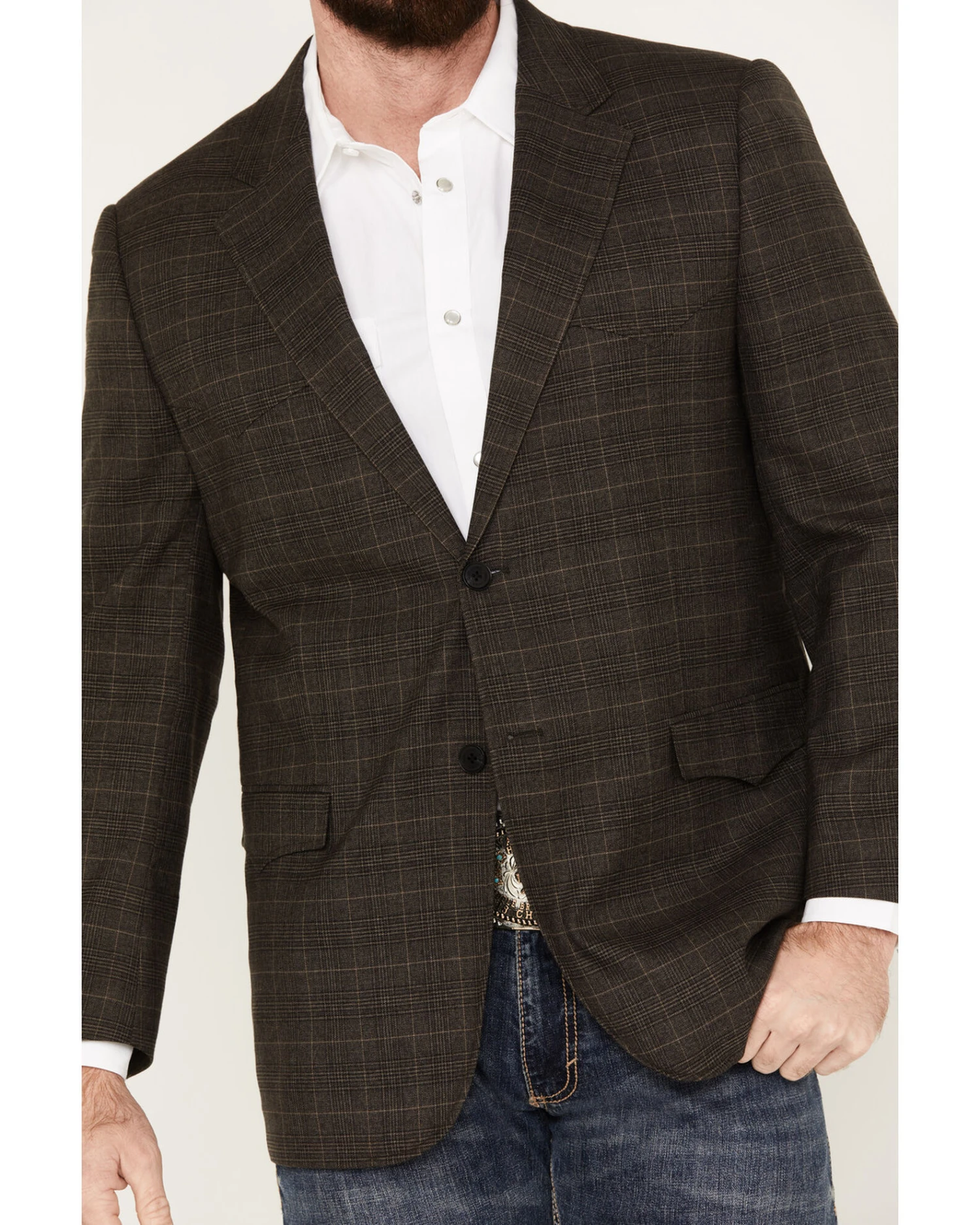 Cody James Men's Plaid Print Sportcoat 3 Cody James Men's Plaid Print Sportcoat - Image 3