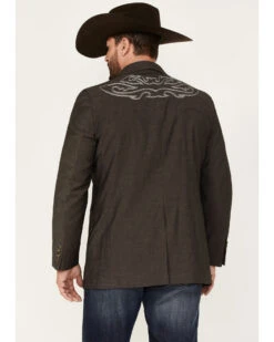 Cody James Men's Memphis Embroidered Boot Stitch Blazer  -Cody James Fashion Hub 2000379504 201 P4