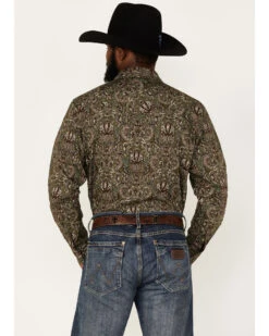 Cody James Men's Rio Sonora Paisley Print Long Sleeve Snap Western Shirt - Big & Tall -Cody James Fashion Hub 2000380433 200 P4