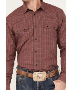 Cody James Men's Fire Mountain Long Sleeve Plaid Print Snap Western Shirt -Cody James Fashion Hub 2000380447 600 P3