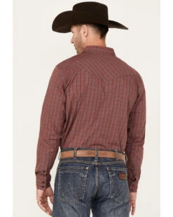 Cody James Men's Fire Mountain Long Sleeve Plaid Print Snap Western Shirt -Cody James Fashion Hub 2000380447 600 P4