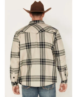 Cody James Men's Tavern Large Plaid Bonded Long Sleeve Button Down Flannel Jacket -Cody James Fashion Hub 2000380583 110 P4