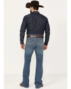 Cody James Men's Light A Shuck Medium Wash Relaxed Bootcut Stretch Denim Jeans  -Cody James Fashion Hub 2000381085 413 P3