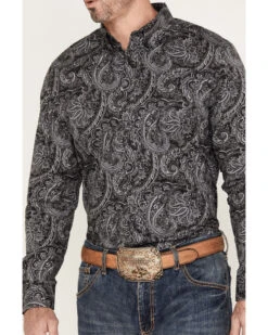 Cody James Men's Cassidy Paisley Button Down Long Sleeve Western Shirt -Cody James Fashion Hub 2000381311 001 P3