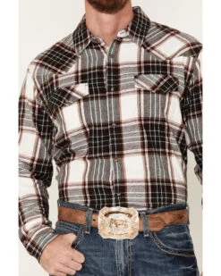 Cody James Men's Cabin Fever Long Sleeve Snap Western Flannel Shirt - Big & Tall -Cody James Fashion Hub 2000381520 110 P3
