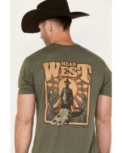 Cody James Men's Head West Short Sleeve Graphic T-Shirt -Cody James Fashion Hub 2000381706 341 P4