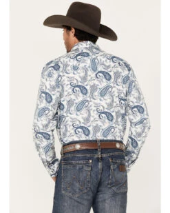 Cody James Men's Home Town Paisley Print Long Sleeve Snap Western Shirt -Cody James Fashion Hub 2000382811 100 P4