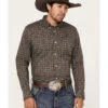 Cody James Men's Money Maker Print Long Sleeve Button-Down Western Shirt