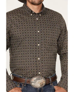 Cody James Men's Money Maker Print Long Sleeve Button-Down Western Shirt 6 Cody James Men's Money Maker Print Long Sleeve Button-Down Western Shirt -Cody James Fashion Hub 2000383191 201 P3