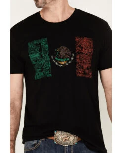 Cody James Men's Tiled Mexico Flag Short Sleeve Graphic T-Shirt -Cody James Fashion Hub 2000384838 281 P3