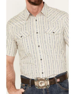 Cody James Men's Maya Striped Short Sleeve Western Snap Shirt -Cody James Fashion Hub 2000385980 280 P3