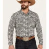 Cody James Men's Mamba Paisley Print Long Sleeve Western Snap Shirt